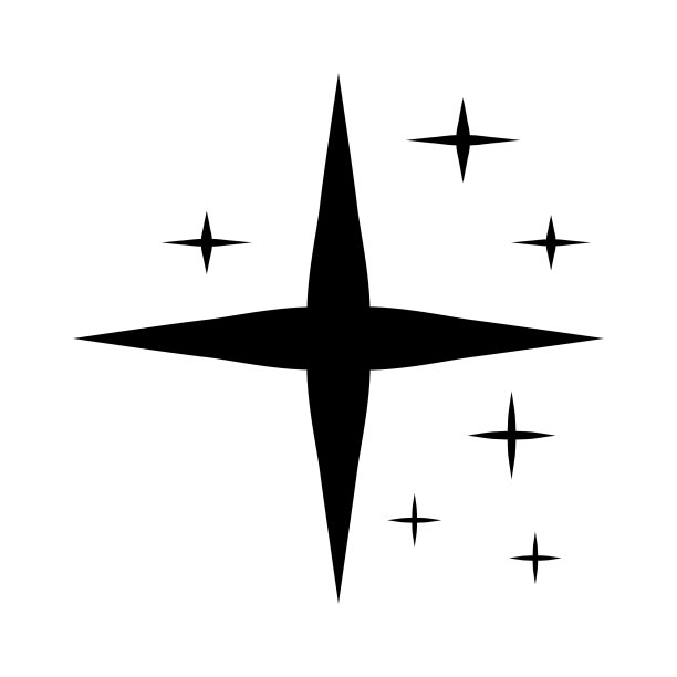 闪耀星星眨眼星星闪耀图标图片下载