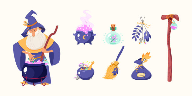 卡通魔法设置图片下载