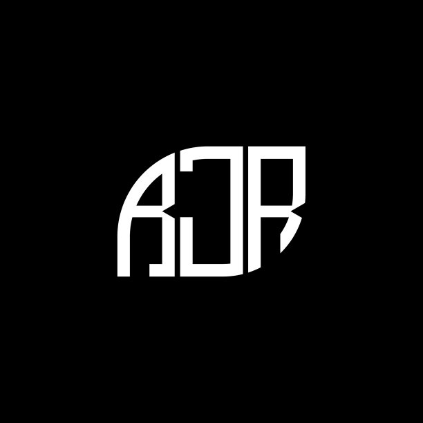 RJR字母标志设计黑色背景RJR图片下载