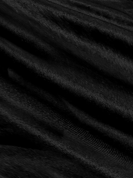 美黑色光滑的形状抽象的chacoal纺织品软织物曲线时尚矩阵装饰背景图片下载