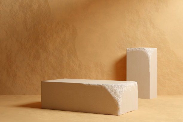 米色砂岩平台模型图片下载