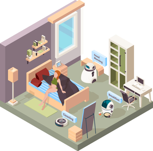 家用机器人未来的家用汽车人图片下载