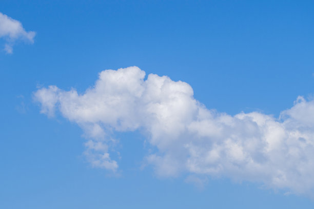 晴朗的夏日，明亮的天空图片下载