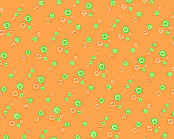 橙和柠檬无缝图案背景图片下载