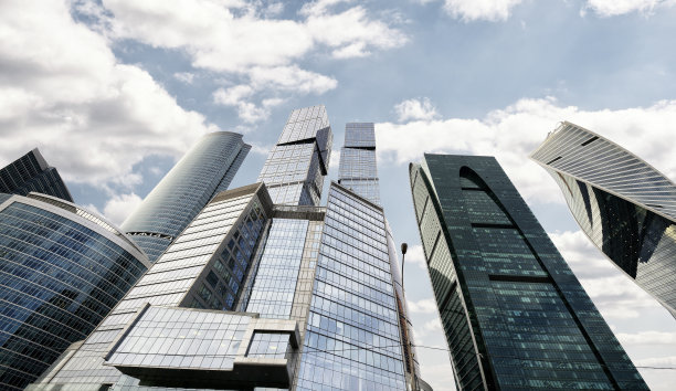 莫斯科的天际线。图片下载