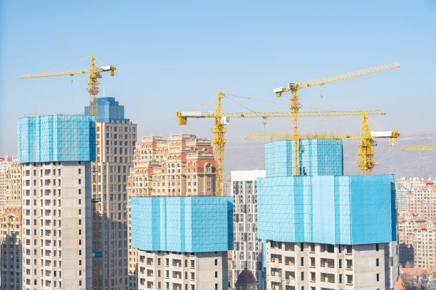 这座城市正在建造高楼大厦图片下载