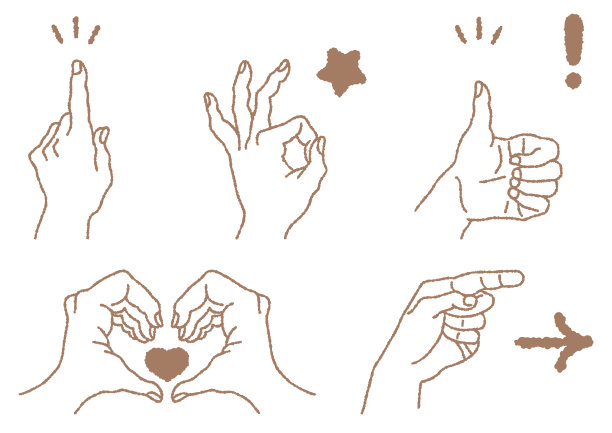 这是一个简单的手绘手势。图片下载