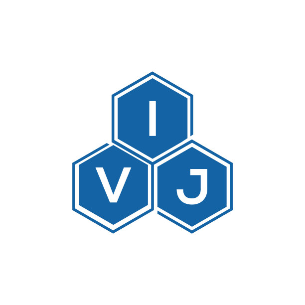 Ivj字母logo设计在白色背景divj图片下载