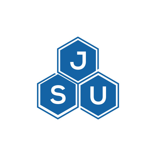 Jsu字母logo设计，白色背景Jsu图片下载