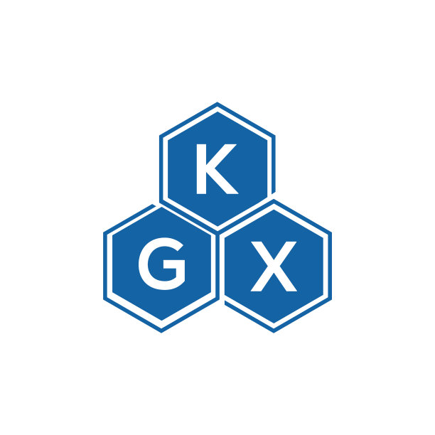 白底KGX字母logo设计图片下载