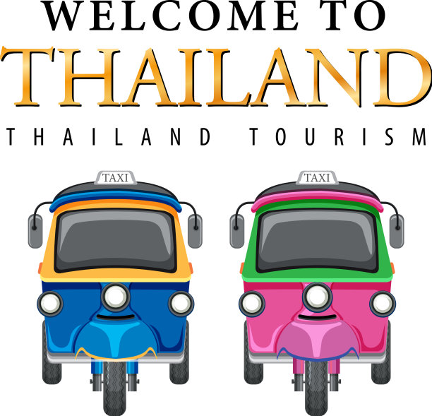 泰国曼谷嘟嘟车是旅游胜地图片下载