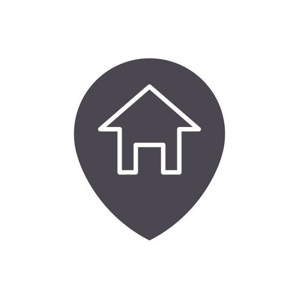 房屋位置图标标志标志标志图片下载