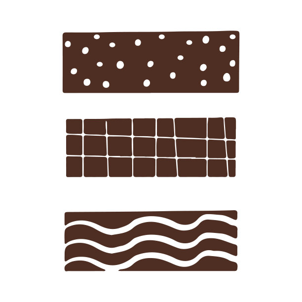 固定件湿胶带在涂鸦风格，波浪，圆点和线条装饰规划师，贴纸孤立在白色背景。矢量图图片下载