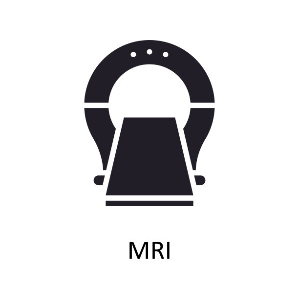 MRI矢量立体图标设计插图。医学符号白色背景EPS 10文件图片下载
