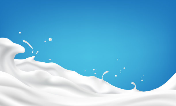 摘要蓝色背景下的波乳。图片下载