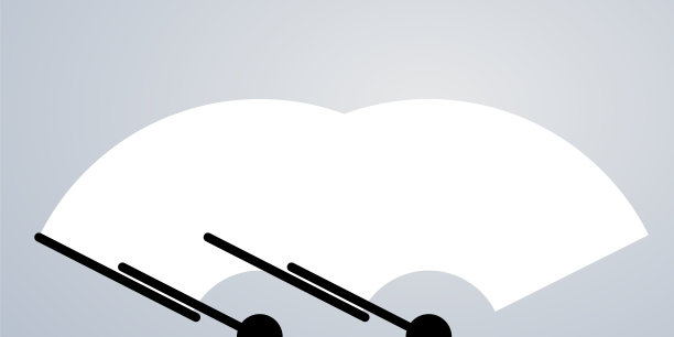 雨刷的挡风玻璃简单的插图图片下载