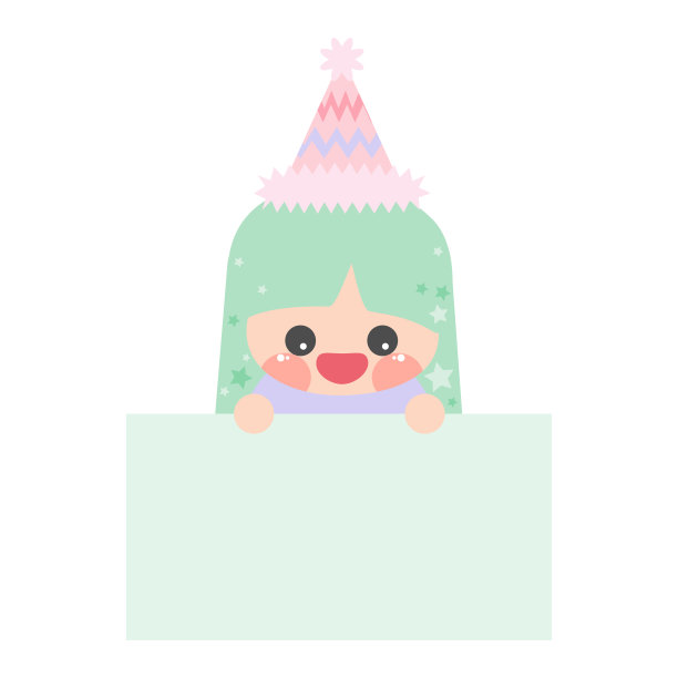 卡通可爱的小寿帽公主精灵手持浅绿色备忘录。框的照片，文字，注意，标签。小仙女的待办事项清单。孤立在白色背景，矢量，插图，EPS10图片下载