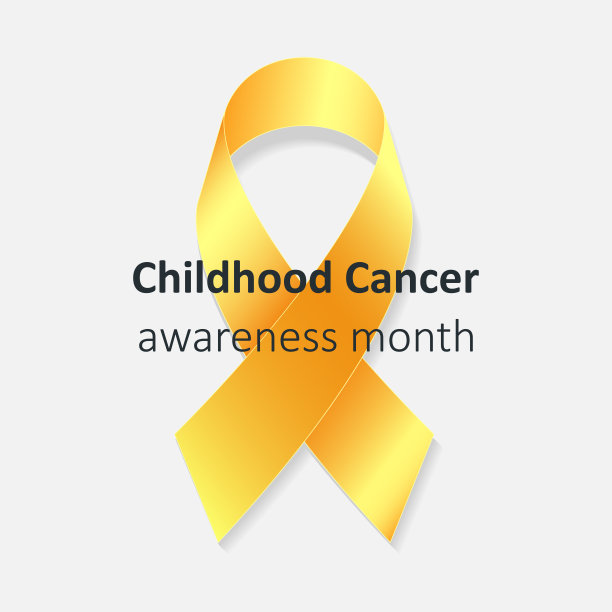儿童癌症意识月矢量插图图片下载