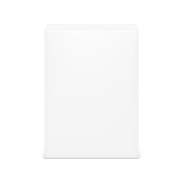 一套现实的纸板盒模型。透视图。图片下载