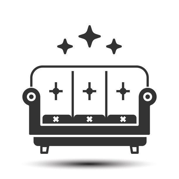 简单的沙发轮廓图标图片下载