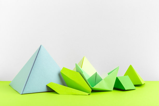 抽象彩色几何背景特写软聚焦图片下载