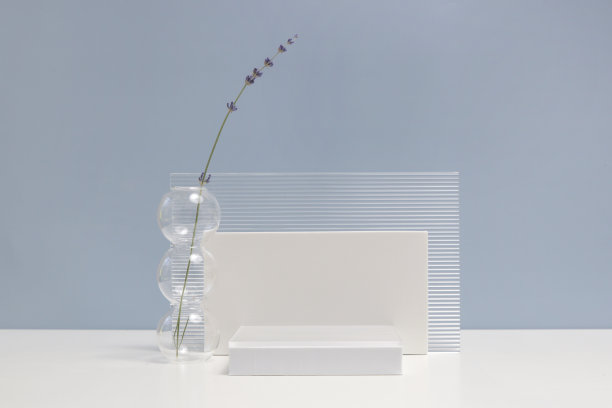 抽象的最小现代场景。现代设置从各种几何形状。时尚的产品展示背景。图片下载