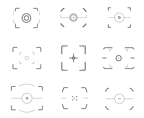 相机对焦图标，自动对焦视频，相框图片下载