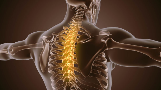 背部疼痛的医疗背景图片下载