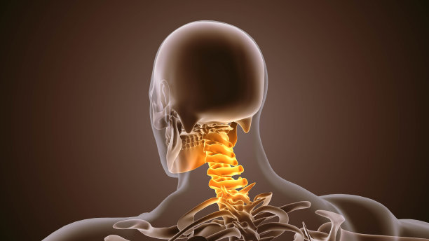 颈部疼痛医学动画背景图片下载