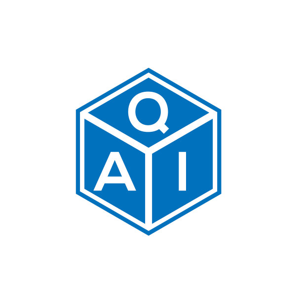 QAI字母黑色背景标志设计图片下载