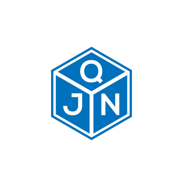 QJN字母标志设计，黑色背景QJN图片下载