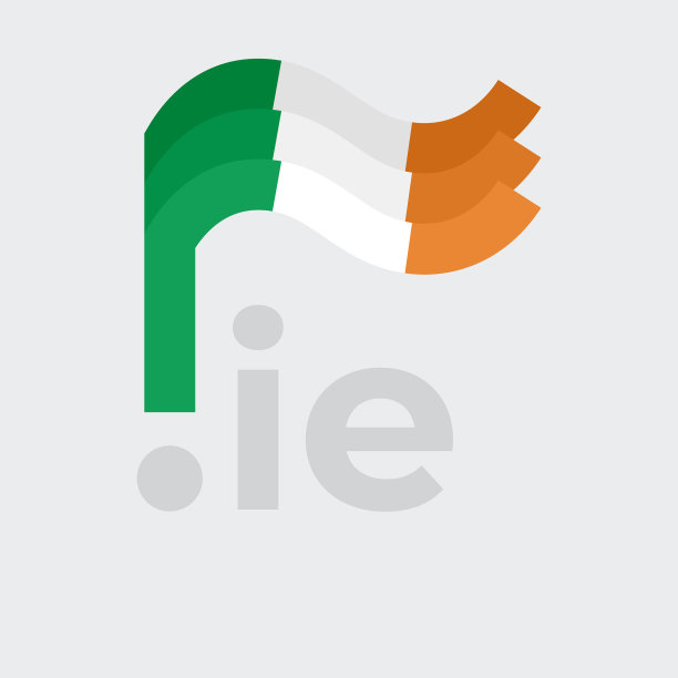 爱尔兰共和国国旗图标。原来设计简单的爱尔兰国旗，地图标记。设计元素，模板国家海报与ie领域。爱尔兰爱国旗。矢量图图片下载
