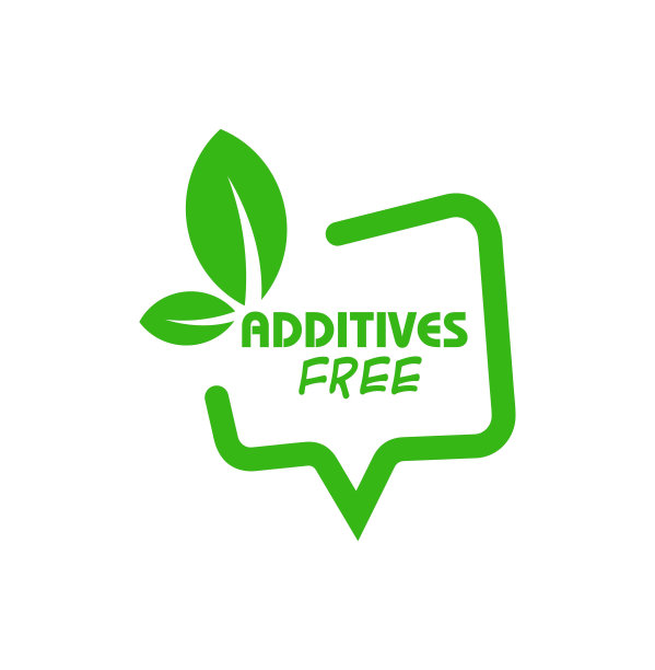 白底无添加剂标志图片下载