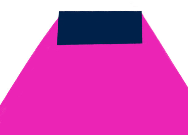 霓虹粉色未来主义的几何透视3d风格装饰元素手绘插图图片下载