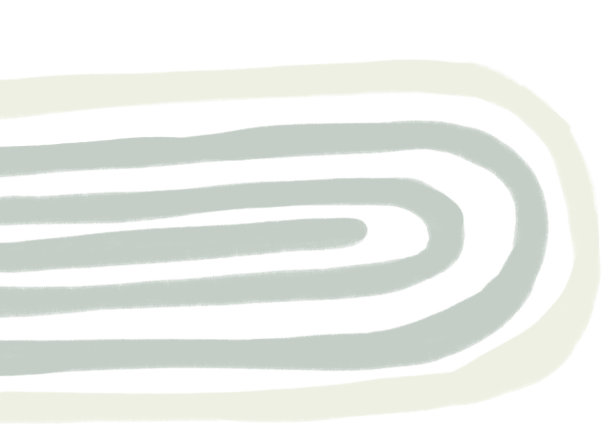 波西米亚环形卵石形造型和线条抽象有机手绘插画艺术图片下载