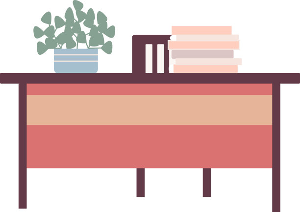 带桌椅的工作场所图片下载