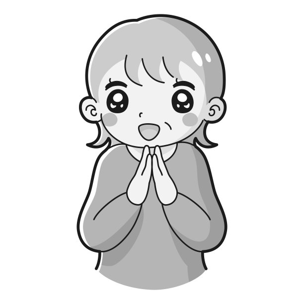 一个悸动的高级女性的插图图片下载