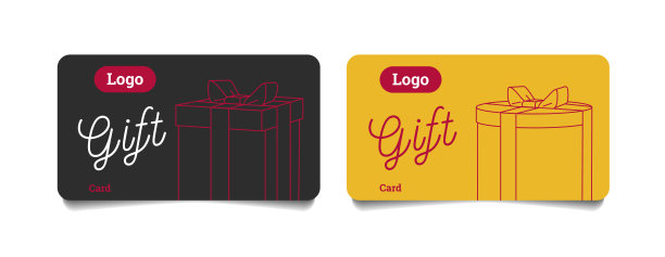 矢量礼券套装模板，有方形礼盒和圆形礼盒。设计概念礼品券，邀请，证书，传单，横幅。图片下载