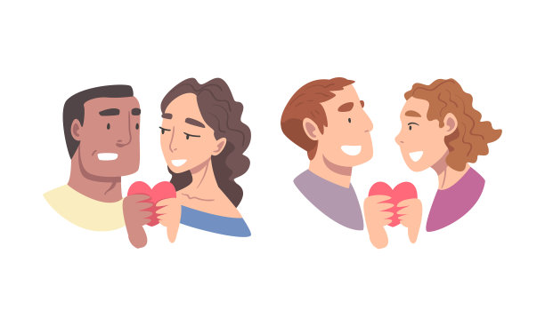 集男女相爱于心的浪漫图片下载