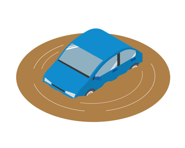 汽车被洪水淹没了图片下载