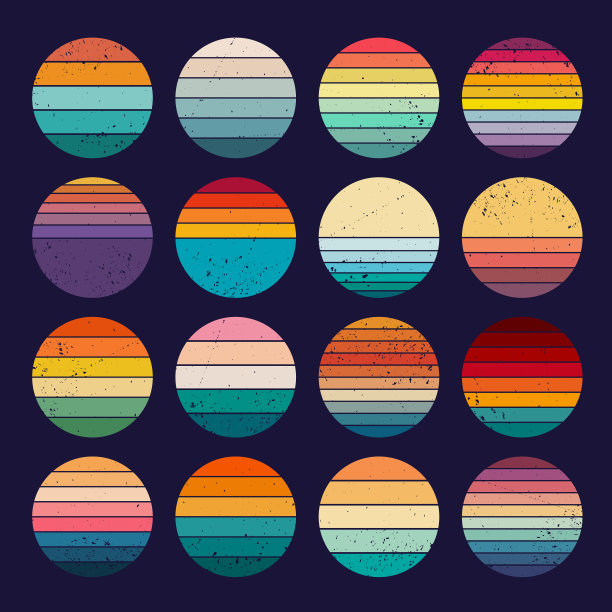 日落复古标志加利福尼亚旗帜1980年图片下载