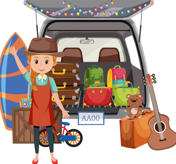 在庭院甩卖时给顾客打电话的女孩图片下载