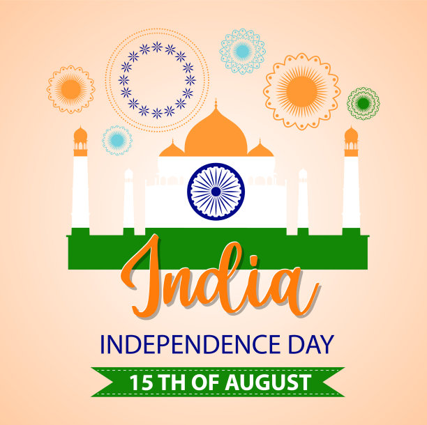 印度独立日海报图片下载