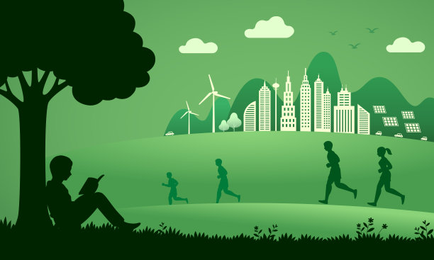 智慧城市与良好环境图片下载