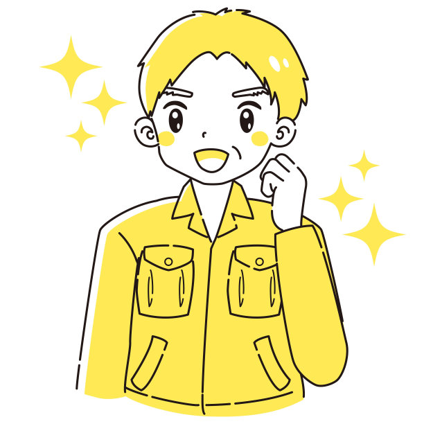 一名身穿工作服的高级男子摆出勇气姿势的插图图片下载