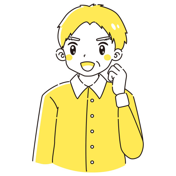 一名高级男子摆出勇气姿势的插图图片下载