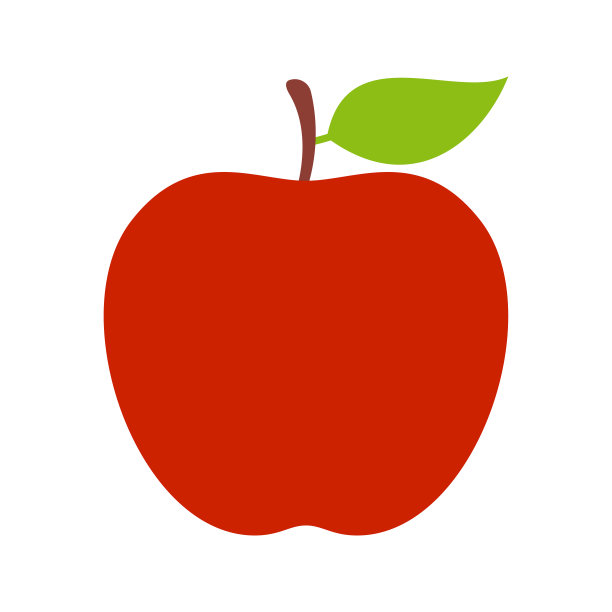 苹果孤立在白色背景上图片下载
