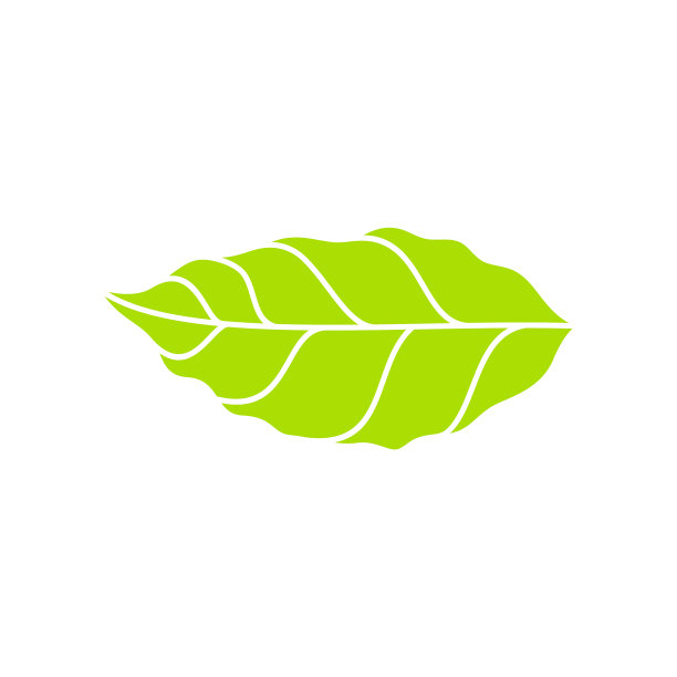 咖啡叶标志设计图标图片下载