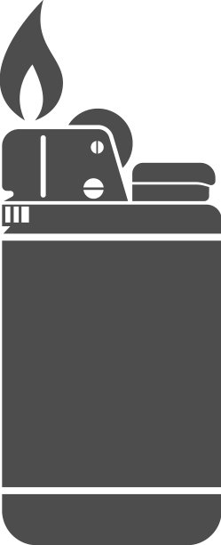 匹配气体打火机图标设计图片下载