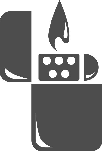 匹配气体打火机图标设计图片下载